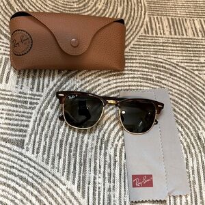 EUC Rayban Clubmaster Sunglasses